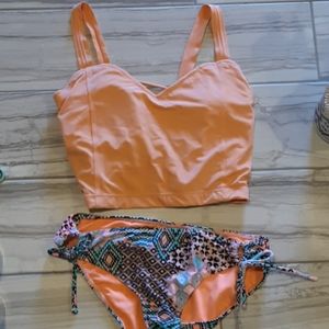 Kortni jeane swim top and target bottoms